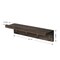 2pcs Floating Wooden Wall Mount Shelves Display Unit Shelf Set Storage Display